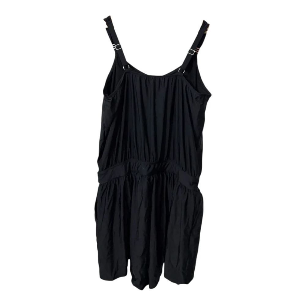 NEW Bloomchic Black Size 10 / M Romper Adjustable Pockets One-Piece Swimsuit - Picture 5 of 13